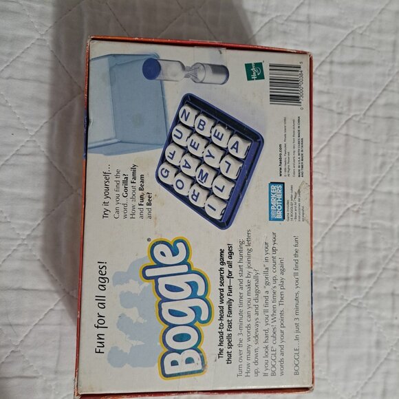 Parker Brothers "Boggle" The 3-Minute Word Search Game for Ages 8+ 1999 - Picture 8 of 11